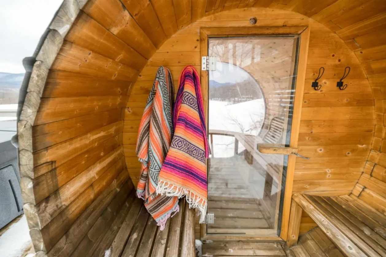 barrel sauna in vermont